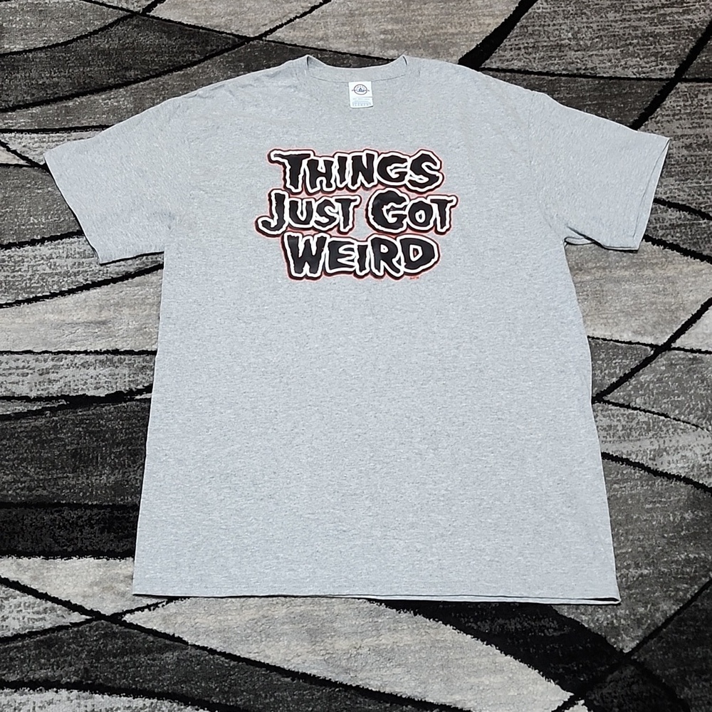 "THINGS JUST GOT WEIRD" DELTA GRAY TEE-SHIRT
